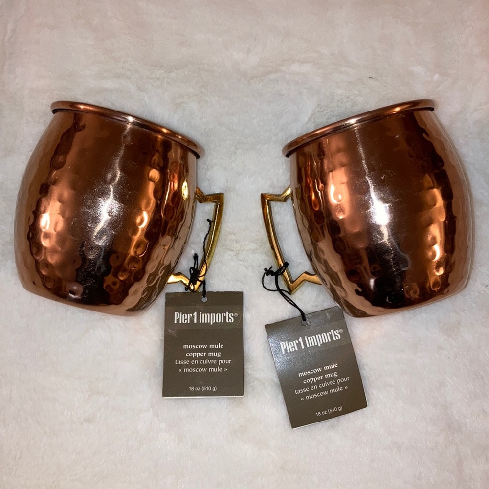 Pier 1 - Copper Cups - Set of 2